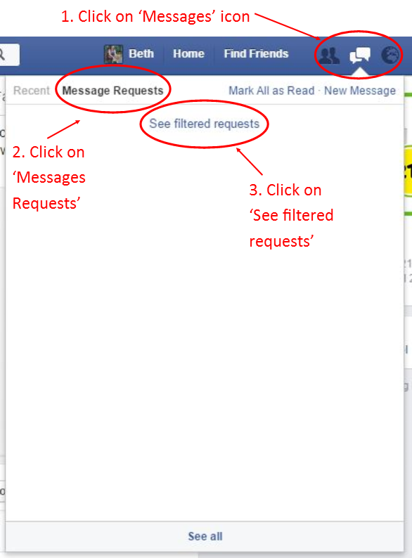 1 Filtered Messages PC