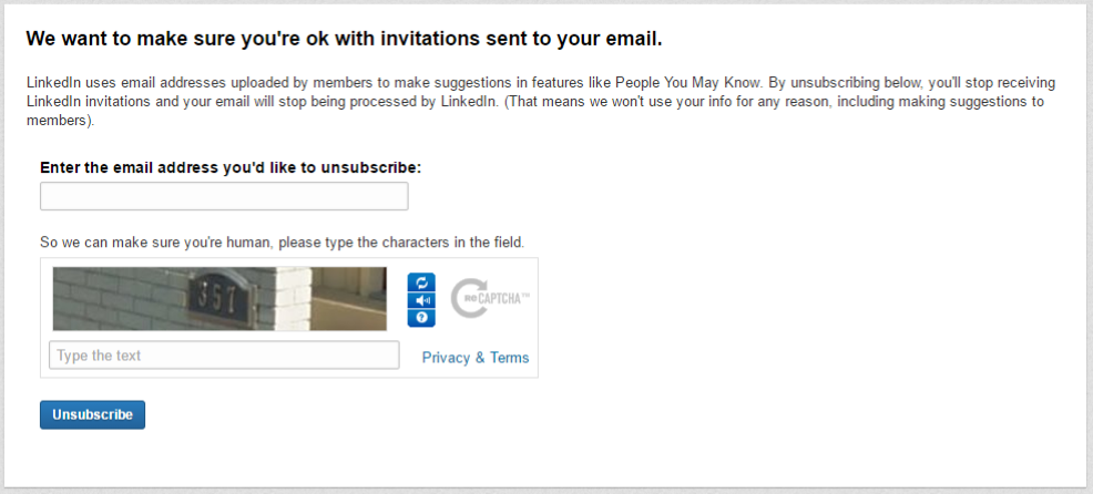 No emails